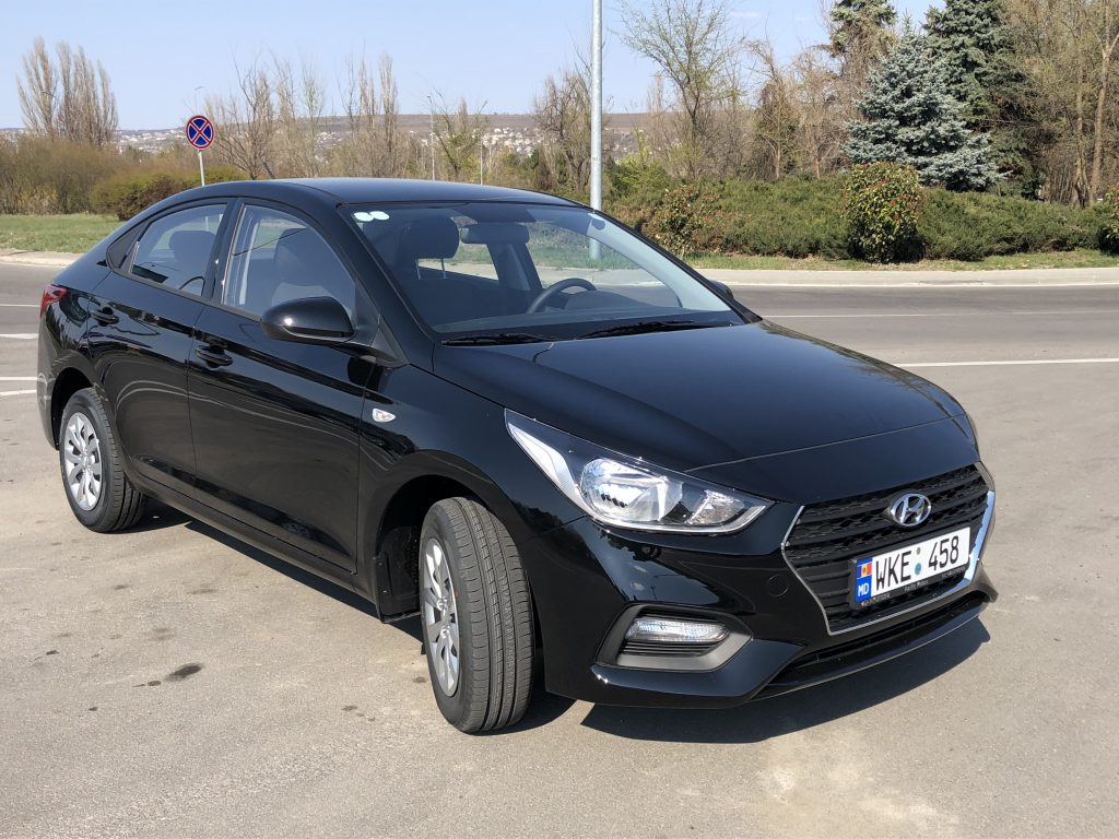 Hyundai Accent 2019 1. 6 Petrol - Car rental Chisinau, Moldova.